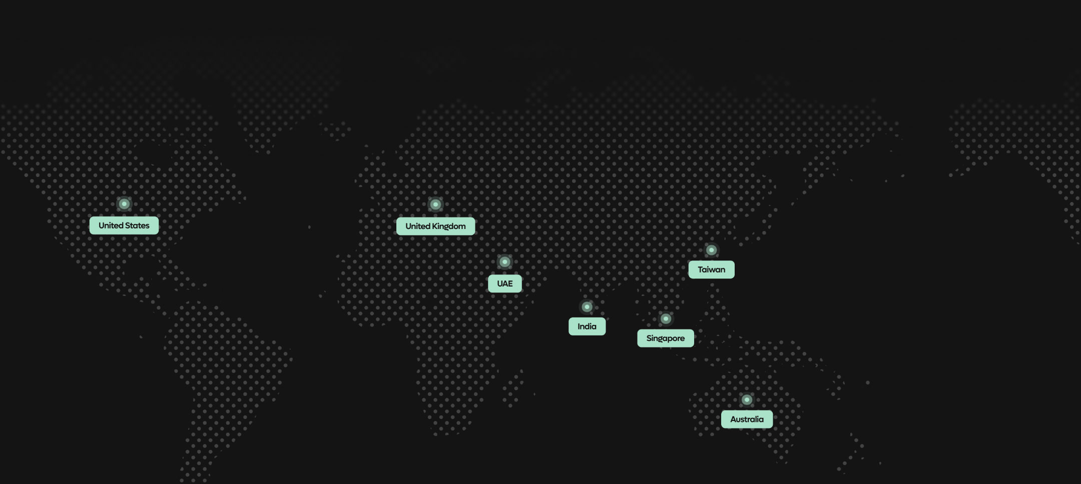 Panasa global delivery footprint map