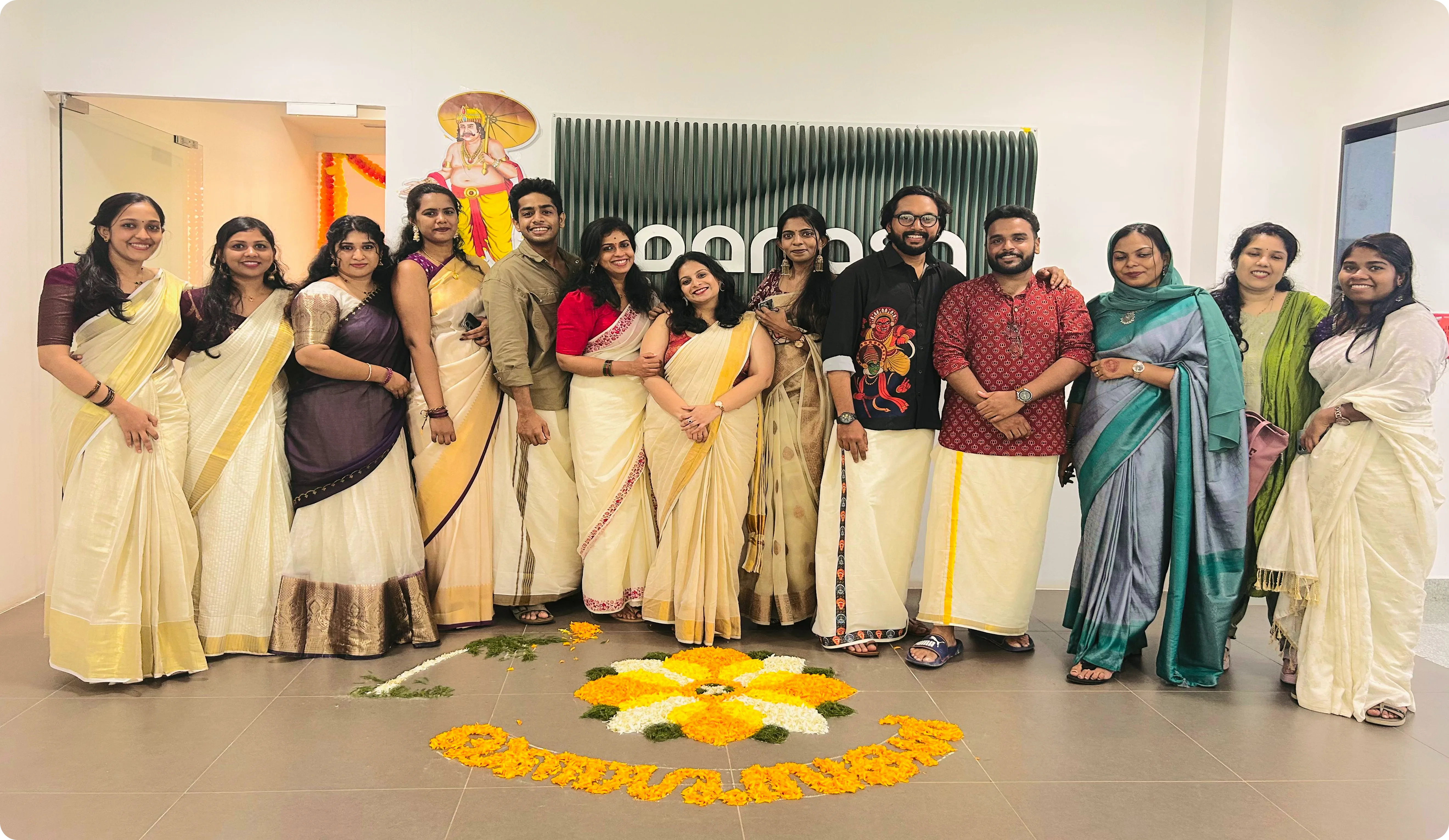 Panasa team celebrating together in the office